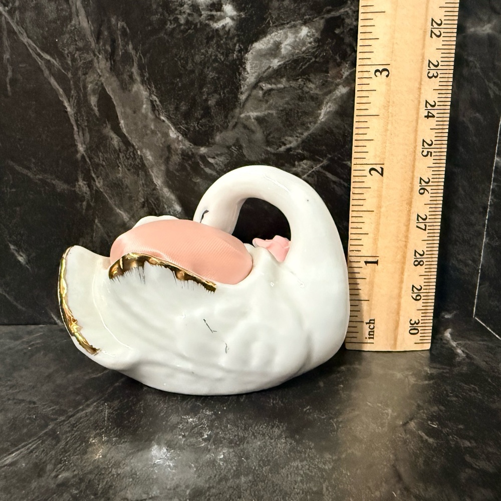 Decorative Swans Pin Cushion, Ring Holder and Dish - Picture 13 of 16